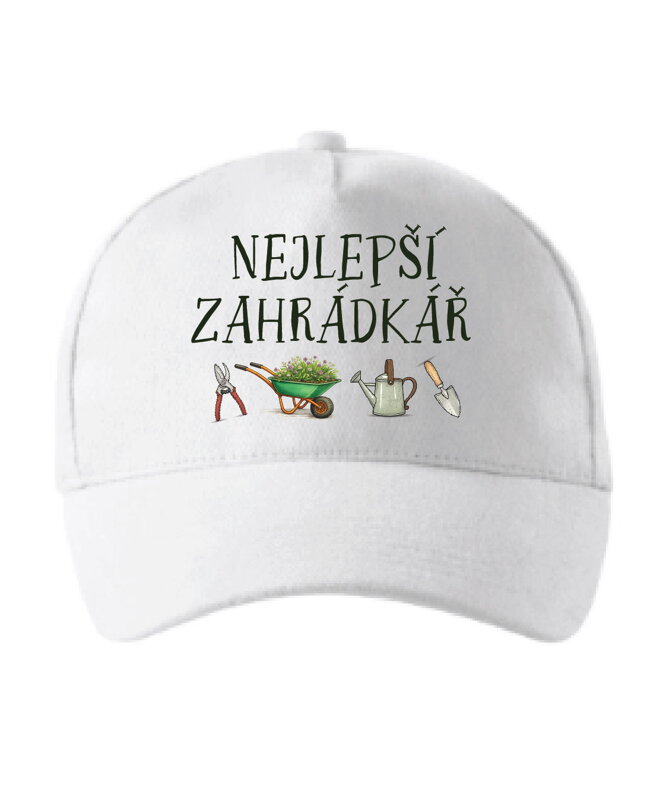 Kšiltovka s potiskem - Nejlepší zahrádkář