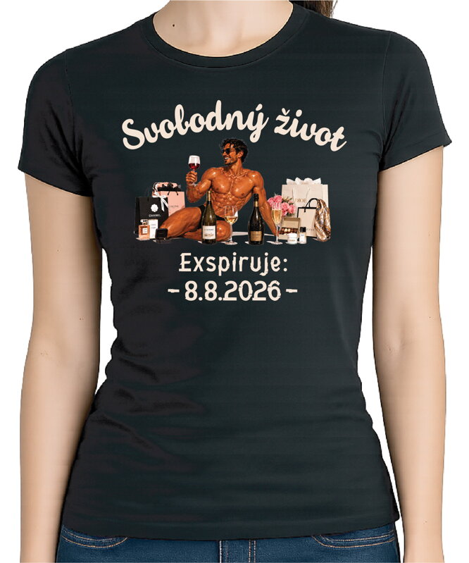 Dámske tričko – Svobodný život – Expirace