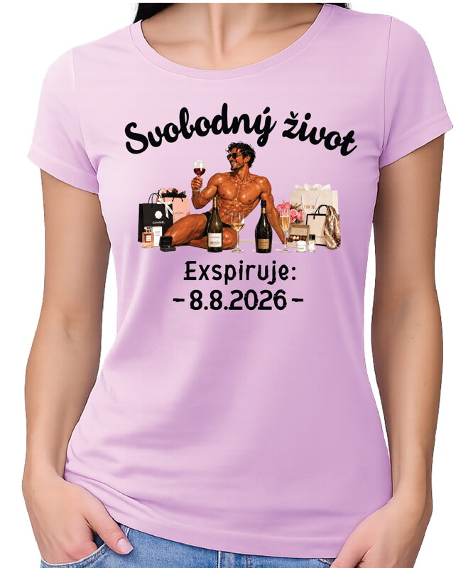 Dámske tričko – Svobodný život – Expirace