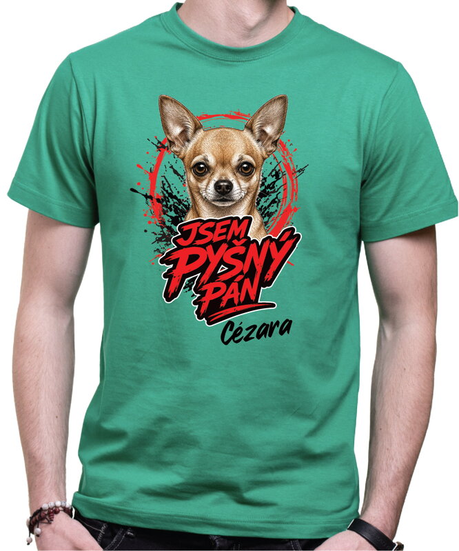Tričko pro pejskaře - Jsem pyšný pán- čivava