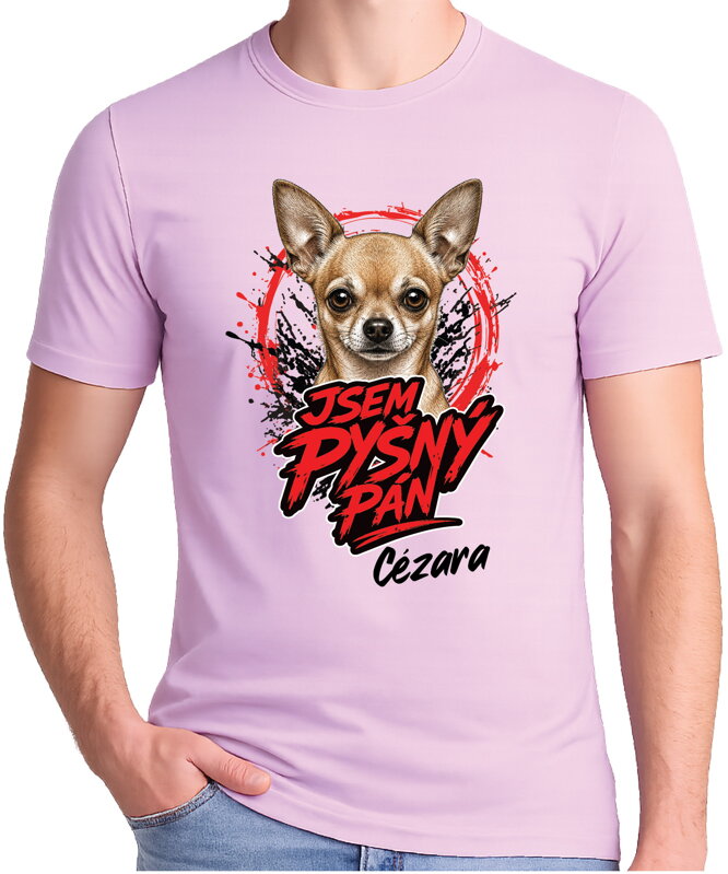 Tričko pro pejskaře - Jsem pyšný pán- čivava