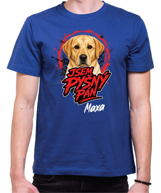 Tričko pro pejskaře - Jsem pyšný pán - labrador