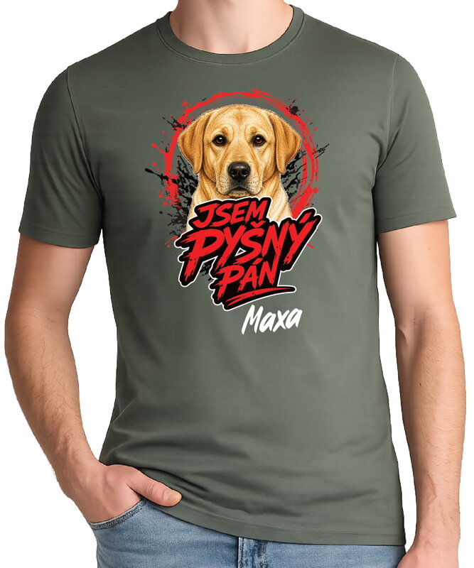 Tričko pro pejskaře - Jsem pyšný pán - labrador