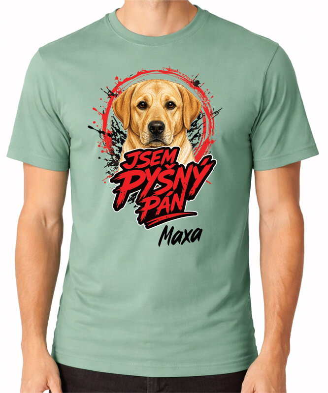 Tričko pro pejskaře - Jsem pyšný pán - labrador