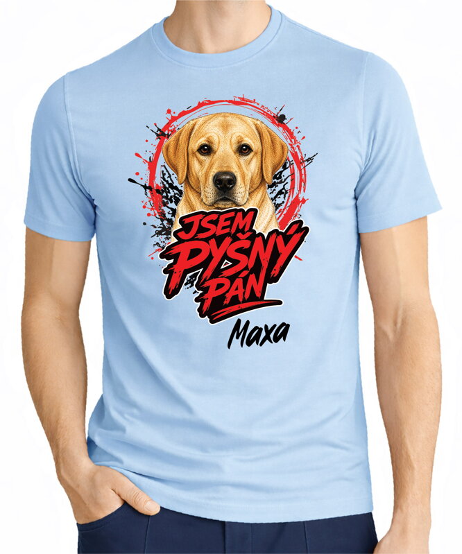 Tričko pro pejskaře - Jsem pyšný pán - labrador