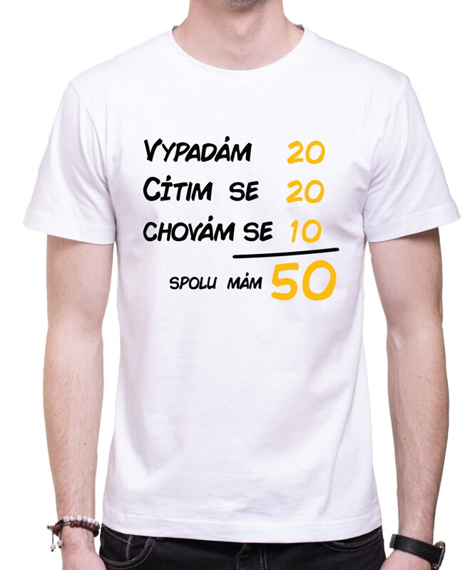 Narozeninové tričko - Spolu mám 50 Narozeninové tričko - Spolu mám 50
