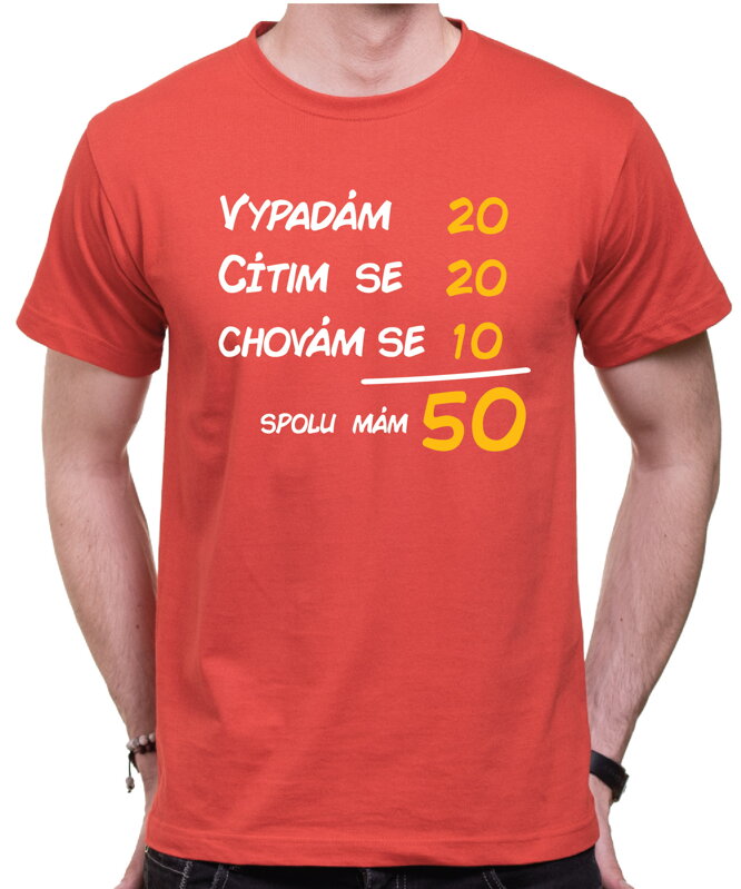 Narozeninové tričko - Spolu mám 50 Narozeninové tričko - Spolu mám 50