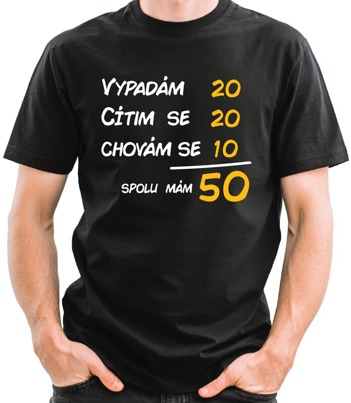 Narozeninové tričko - Spolu mám 50 Narozeninové tričko - Spolu mám 50
