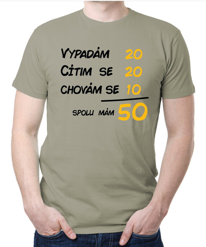 Narozeninové tričko - Spolu mám 50 Narozeninové tričko - Spolu mám 50