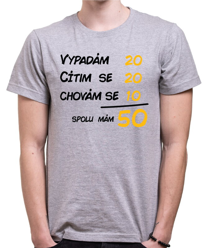 Narozeninové tričko - Spolu mám 50 Narozeninové tričko - Spolu mám 50