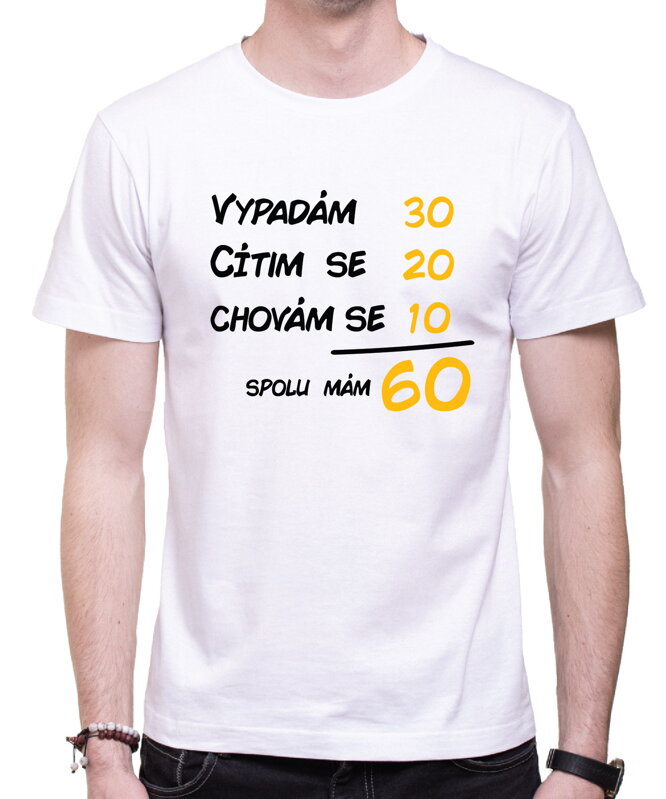 Narozeninové tričko - Spolu mám 60 Narozeninové tričko - Spolu mám 60