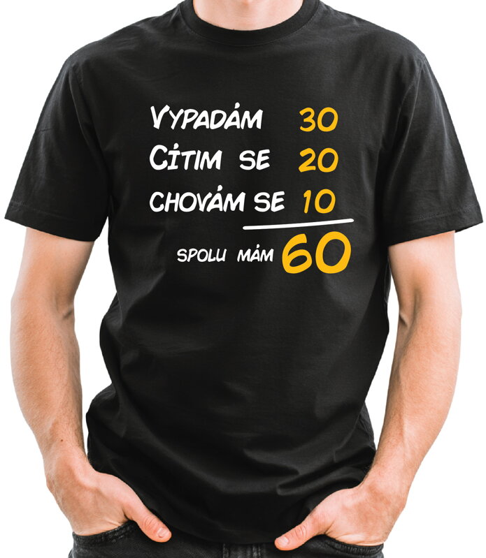Narozeninové tričko - Spolu mám 60 Narozeninové tričko - Spolu mám 60