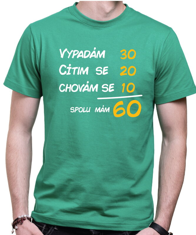 Narozeninové tričko - Spolu mám 60 Narozeninové tričko - Spolu mám 60