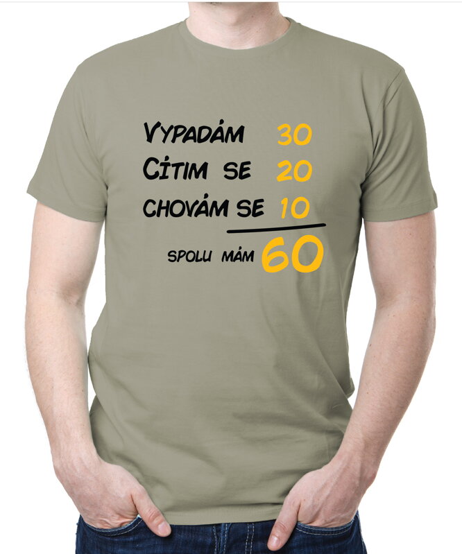 Narozeninové tričko - Spolu mám 60 Narozeninové tričko - Spolu mám 60