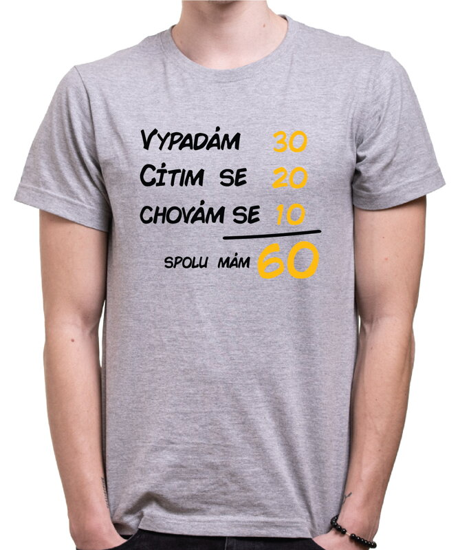 Narozeninové tričko - Spolu mám 60 Narozeninové tričko - Spolu mám 60