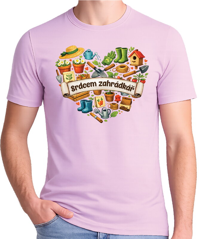Tričko - Srdcem zahrádkář