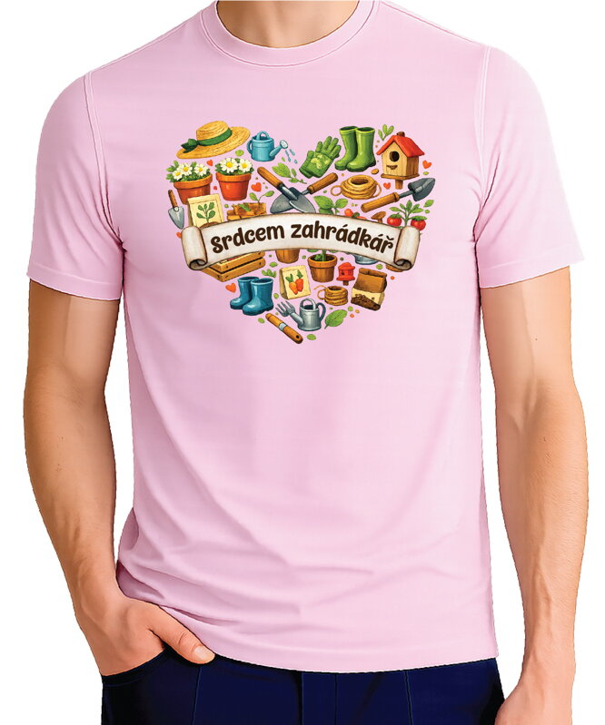Tričko - Srdcem zahrádkář