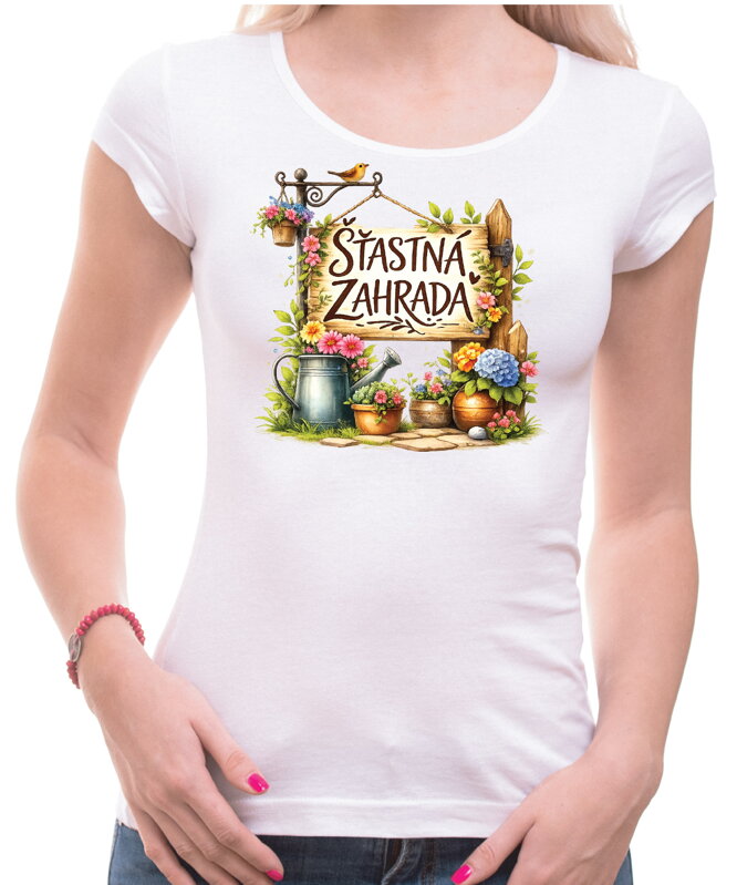 Tričko - Šťastná zahrada