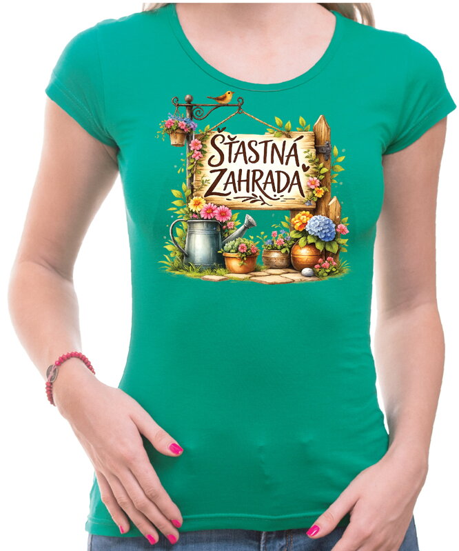 Tričko - Šťastná zahrada