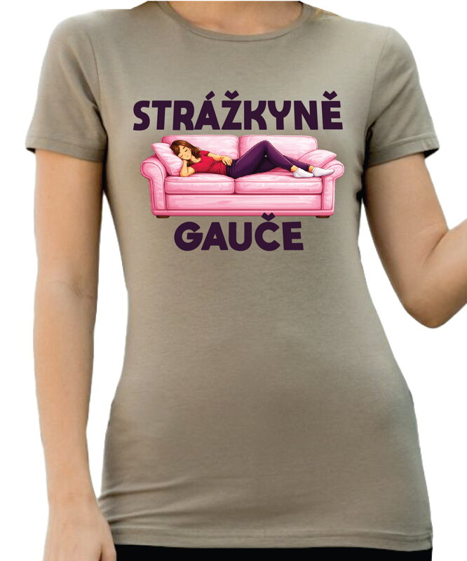 Dámske tričko - Strážkyně gauče