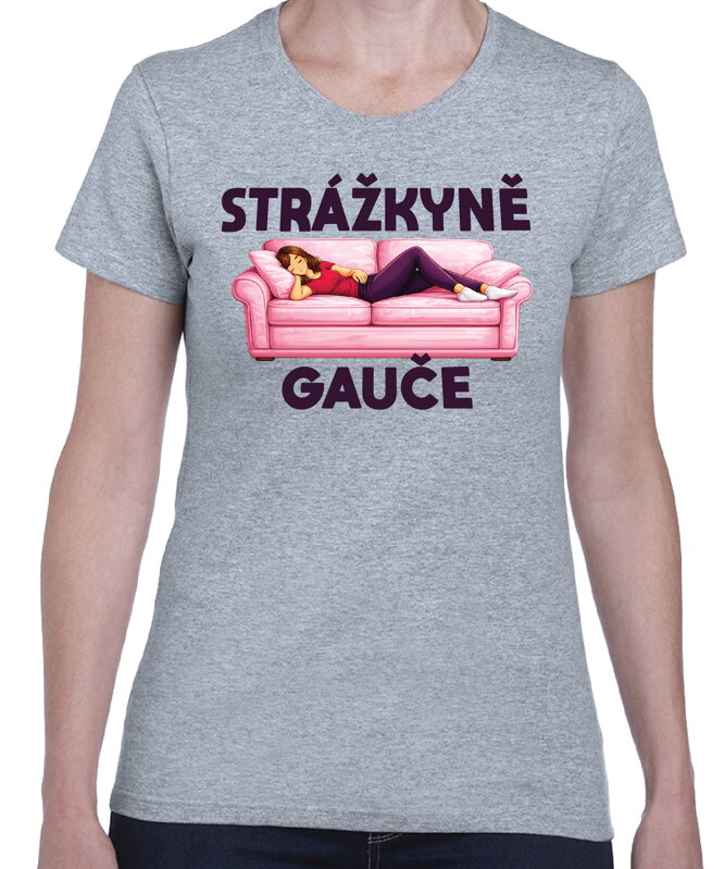 Dámske tričko - Strážkyně gauče
