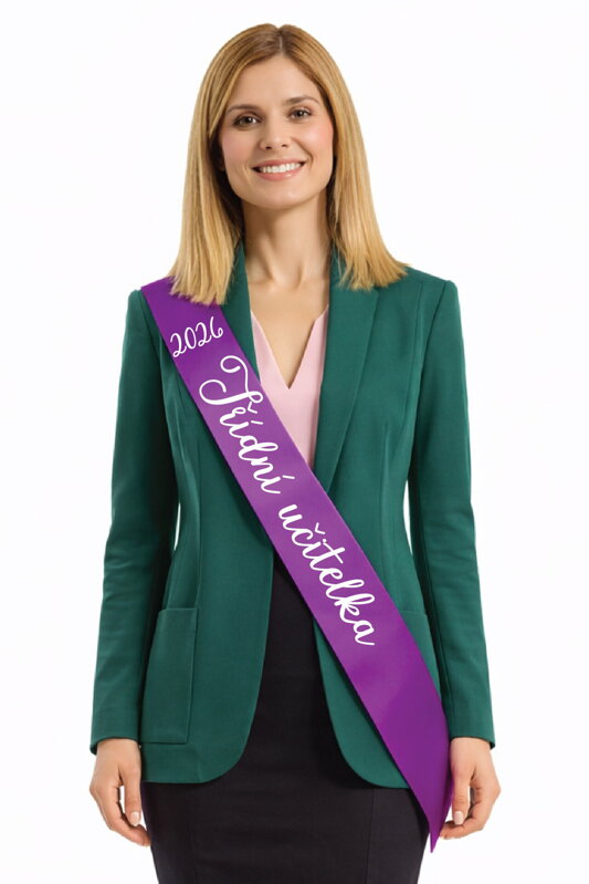 Šerpa/stuha - Třídní učitelka psané (vlastní rok)