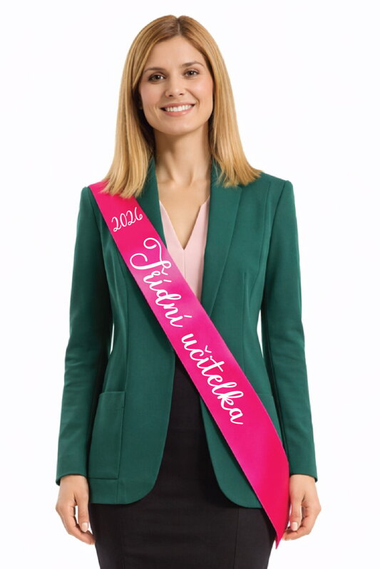 Šerpa/stuha - Třídní učitelka psané (vlastní rok)