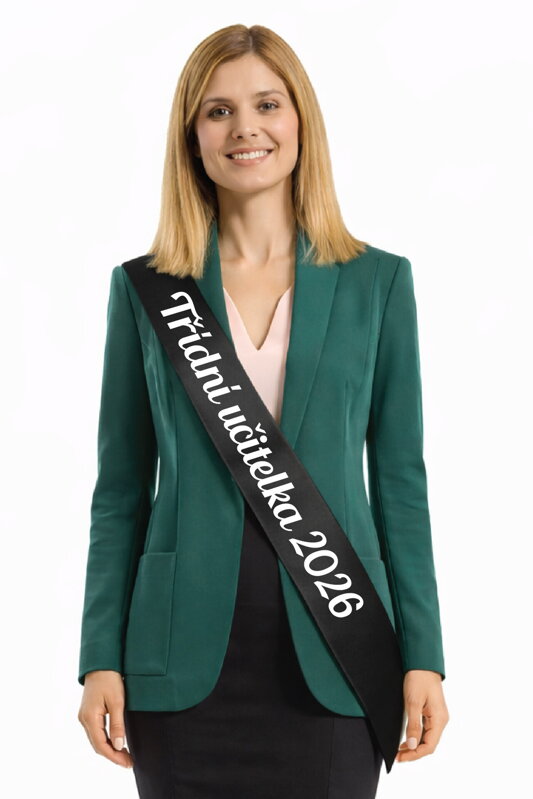 Šerpa/stuha - Třídní učitelka tištené (vlastní rok)