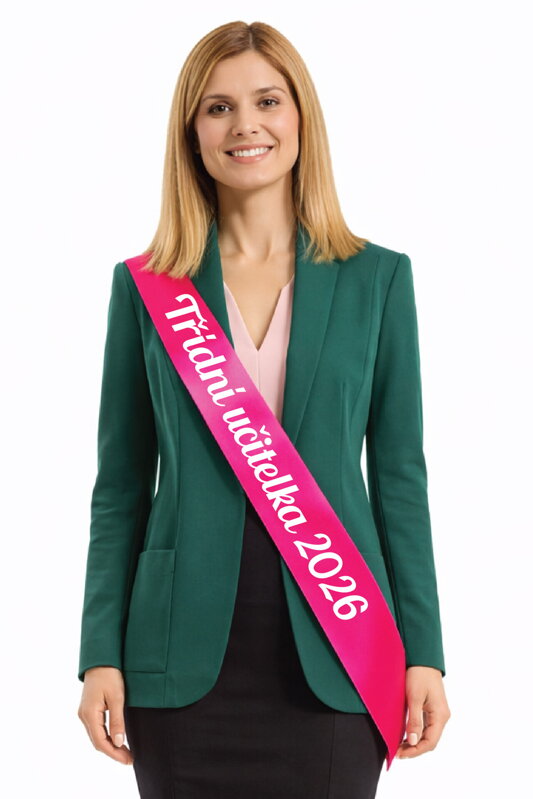 Šerpa/stuha - Třídní učitelka tištené (vlastní rok)