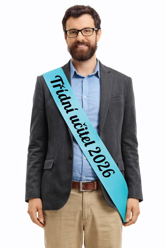 Šerpa/stuha - Třídní učitel psané (vlastní rok)