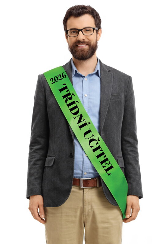 Šerpa/stuha - Třídní učitel tištěné (vlastní rok)