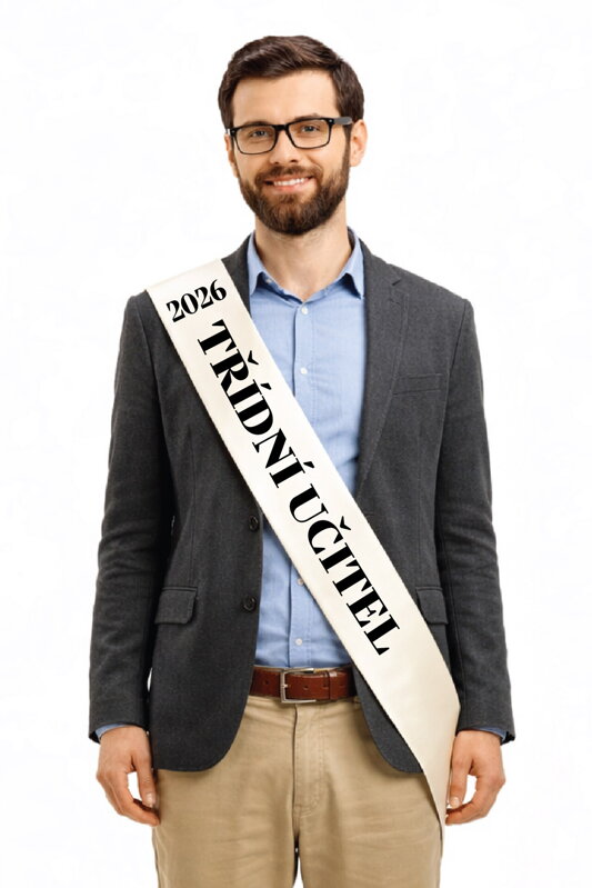 Šerpa/stuha - Třídní učitel tištěné (vlastní rok)