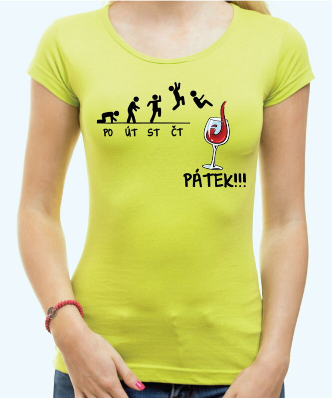 Tričko - Pátek - VÍNO! Tričko - Pátek - VÍNO!