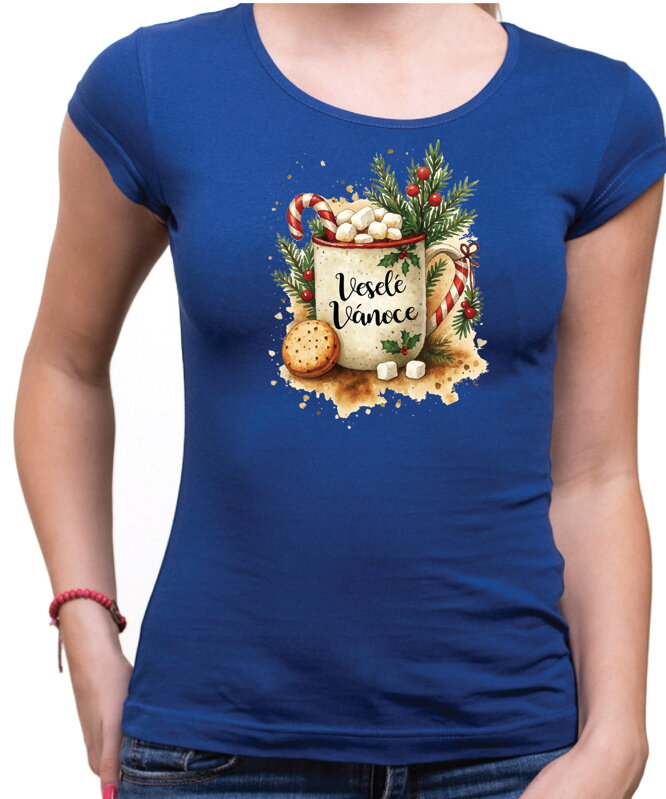 Vánoční tričko - Vánoční hrnek