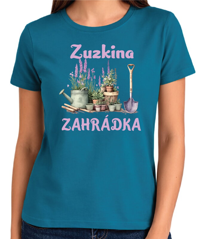Dámské tričko - (Vlastní jméno) ZAHRÁDKA