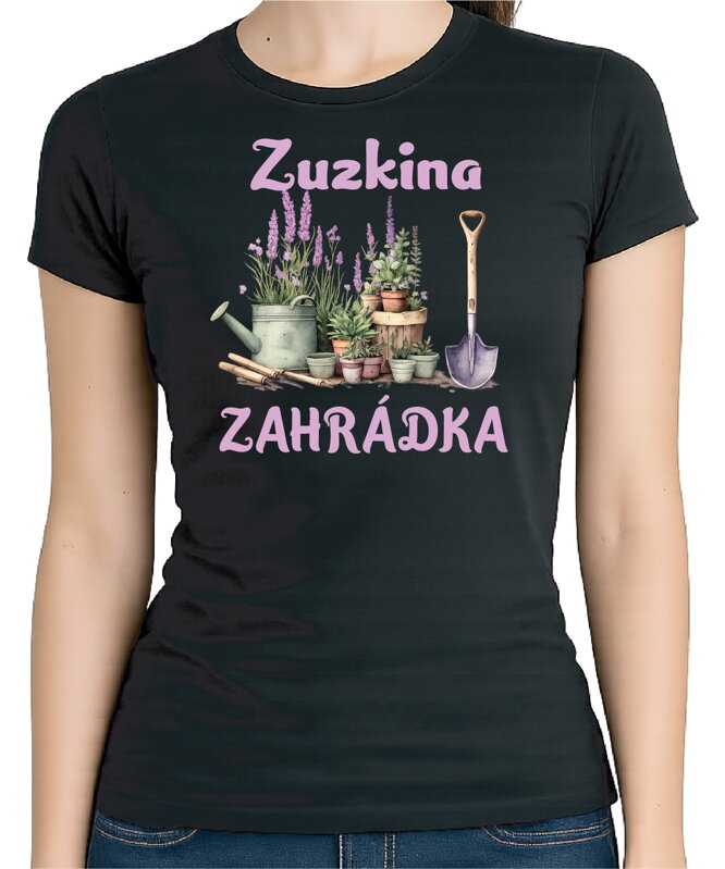 Dámské tričko - (Vlastní jméno) ZAHRÁDKA