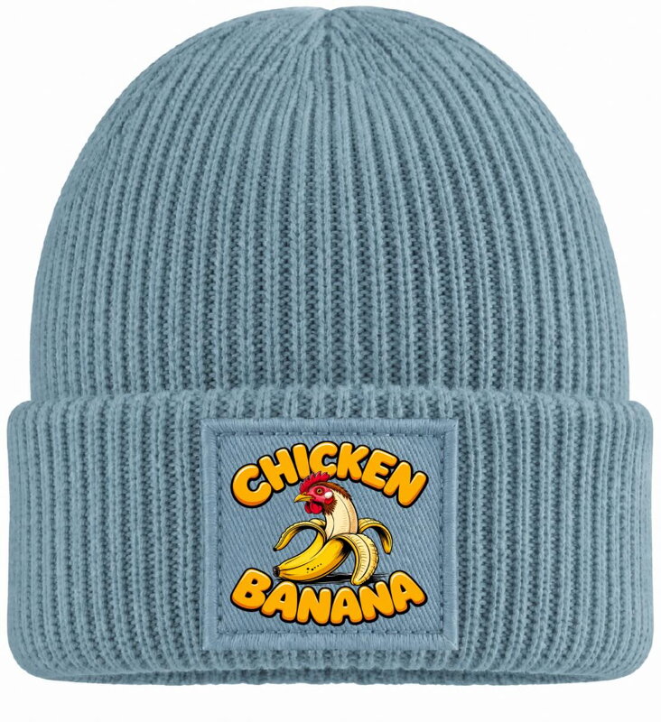 Dětská čepice s potiskem Chicken Banana