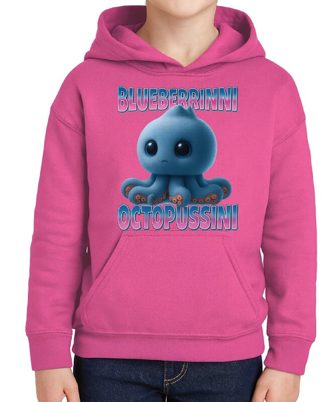 Mikina - Blueberrini Octopussini (Italský brainrot) 