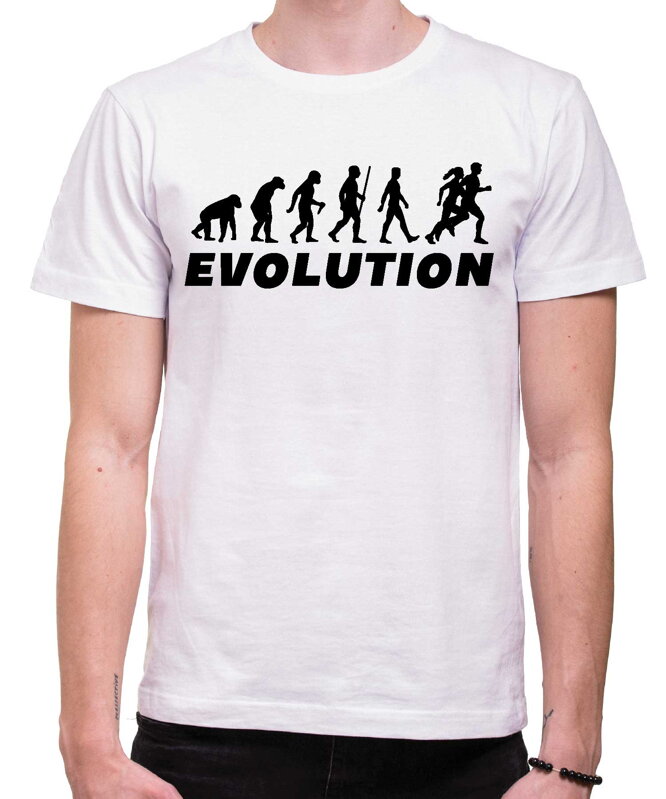 Tričko - Evoluce Běh Tričko - Evoluce Běh