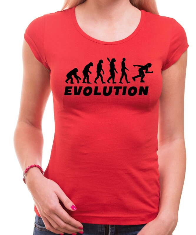 Tričko - Evoluce Brusle Tričko - Evoluce Brusle