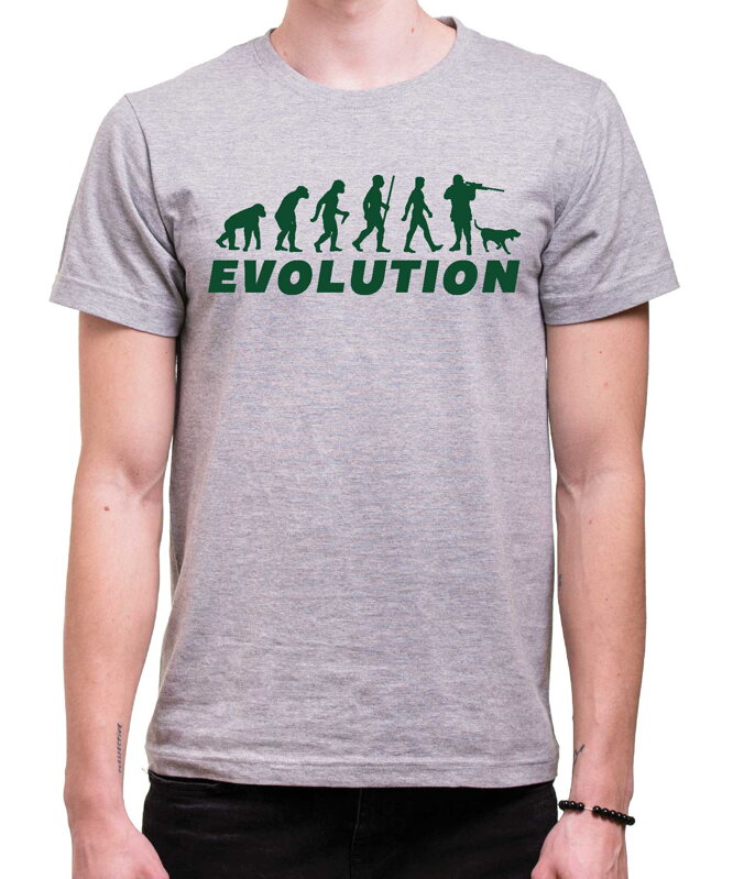 Tričko - Evoluce Myslivec