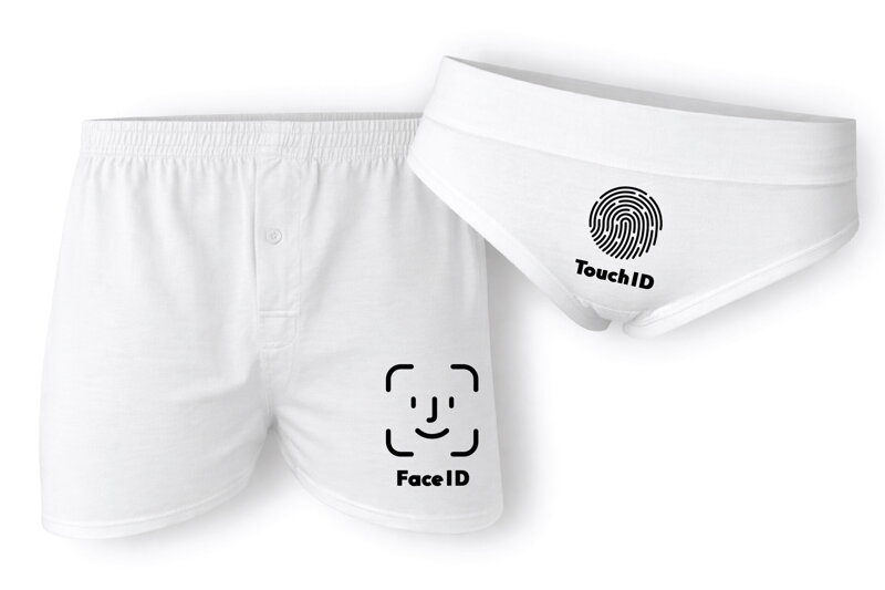 Sada trenky + kalhotky: Face ID, Touch ID