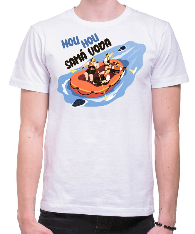 Vodácke tričko - Hou hou samá voda Vodácke tričko - Hou hou samá voda