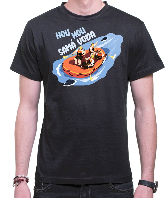 Vodácke tričko - Hou hou samá voda Vodácke tričko - Hou hou samá voda