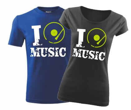 Tričko I MUSIC Pánské / dámské
