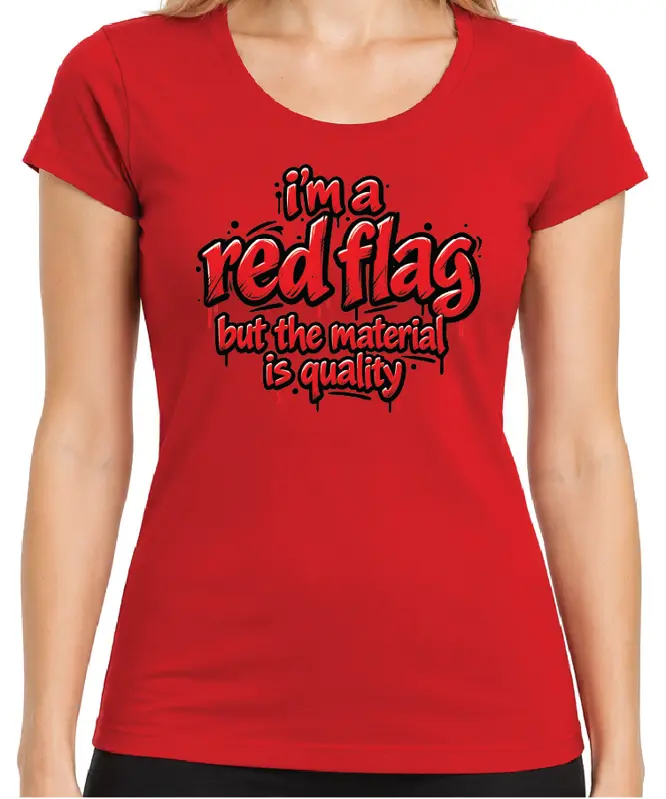 Tričko - I’m a red flag