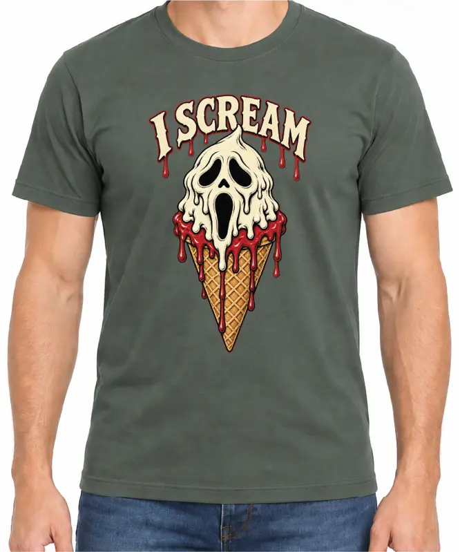 Tričko - I SCREAM (Halloween)
