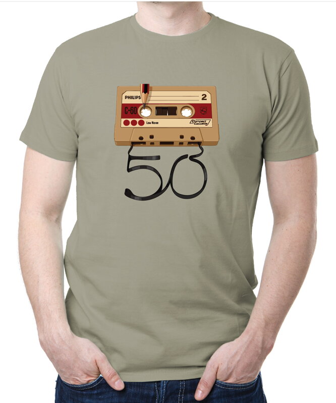 Narozeninové tričko - Kazeta 50