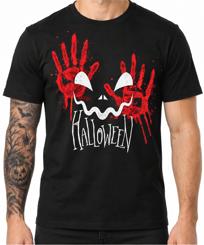 Tričko - Krvavé ruce (Halloween)