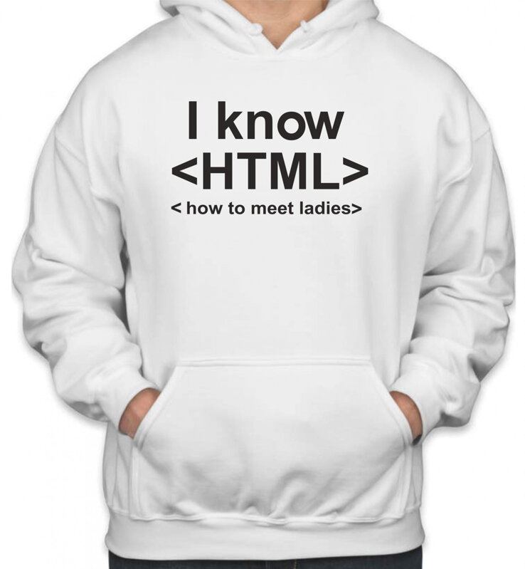 Mikina I know HTML Mikina I know HTML